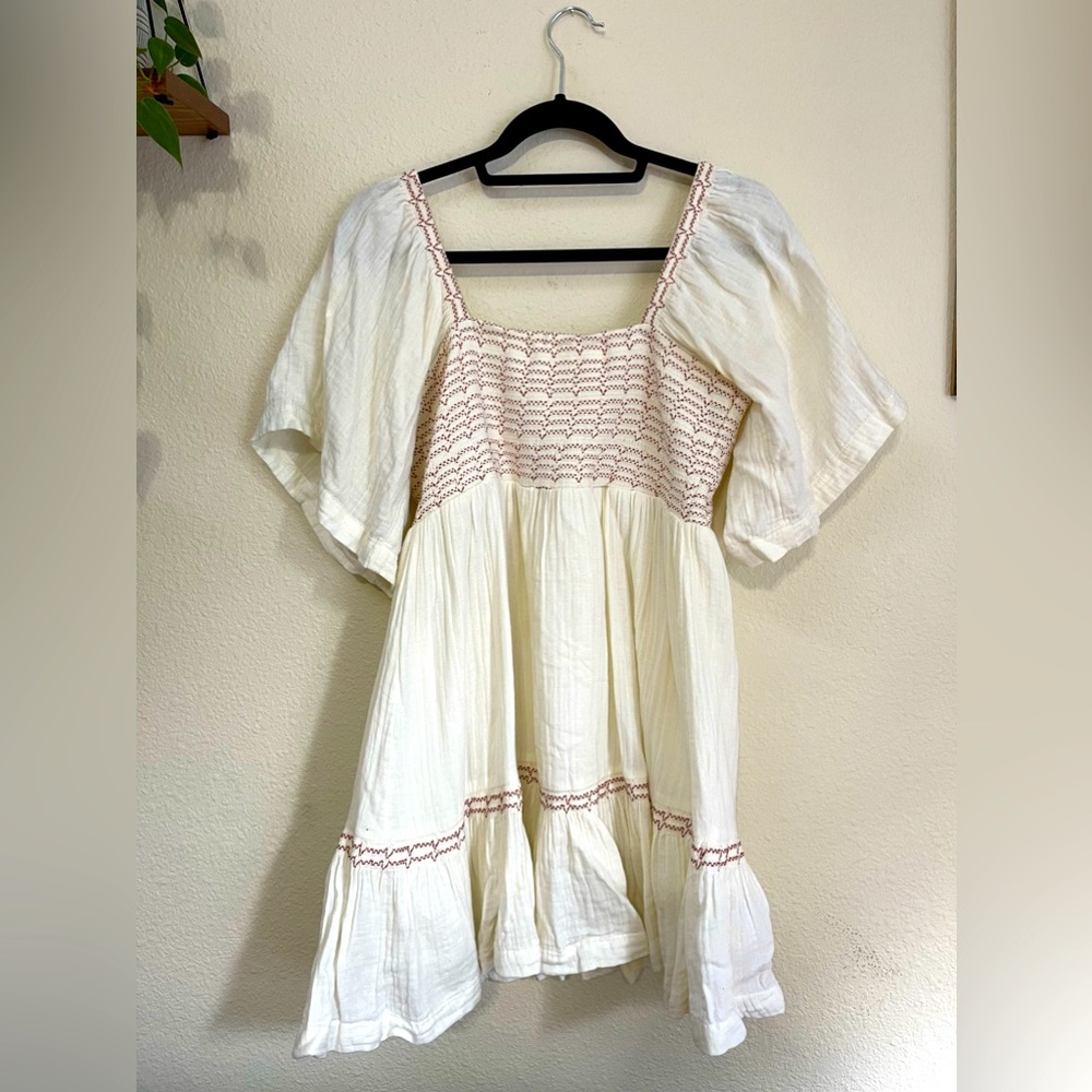 FP Linen Babydoll Dress